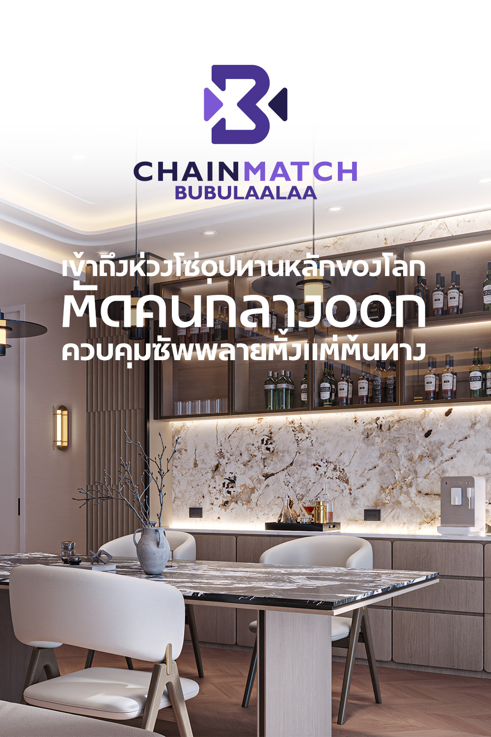 บริการ Bubu-Chainmatch เชื่อมต่อซัพพลายเชนโรงงานจีนแบบตรวจสอบได้ เข้าถึงแหล่งผลิต โดยตรงเพื่อความได้เปรียบทางธุรกิจ ไม่ผ่านพ่อค้าคนกลาง